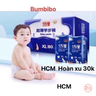 Tã bỉm dán/quần youli xanh đủ size s56/m48/m44/l42/xl40/xxl36/xxxl34