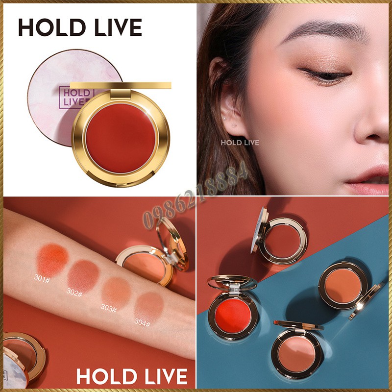 Phấn má đơn sắc Hold Live Pro Silk Satin Fog Blusher SSH10