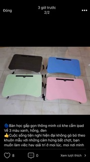 Bàn để laptop có khe cắm ipad
