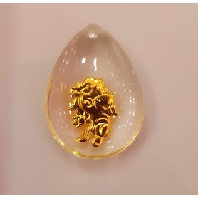 Mặt dây chuyền 3D dát vàng