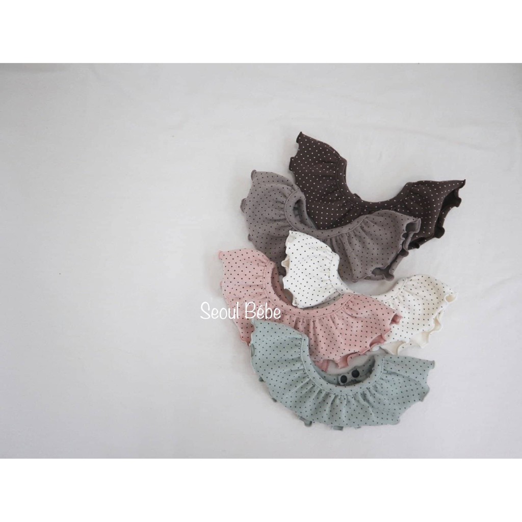 Bộ bodysuit/rời chấm bi SUGAR Peekaboo made in Korea [HÀNG CÓ SẴN]