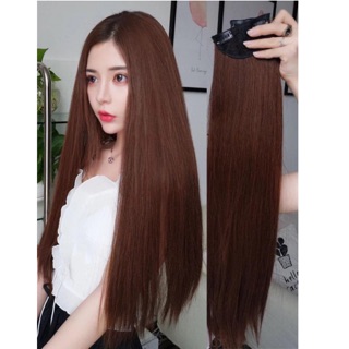 Tóc giả kẹp phím phồng , combo 3 dải kẹp thẳng