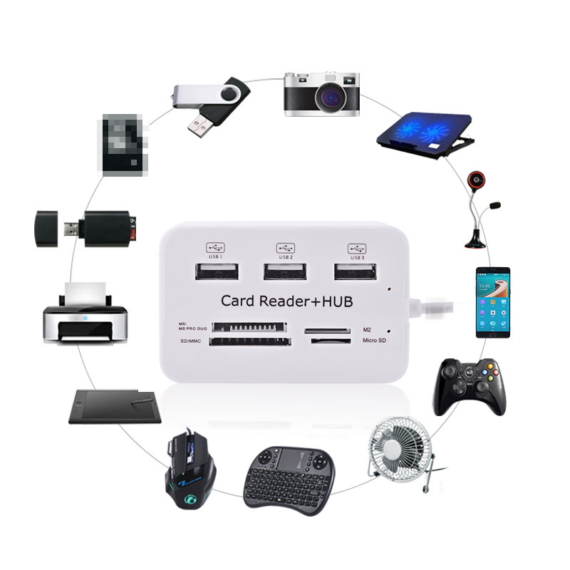 Bộ Chia 3 Cổng Micro Usb Hub 2.0