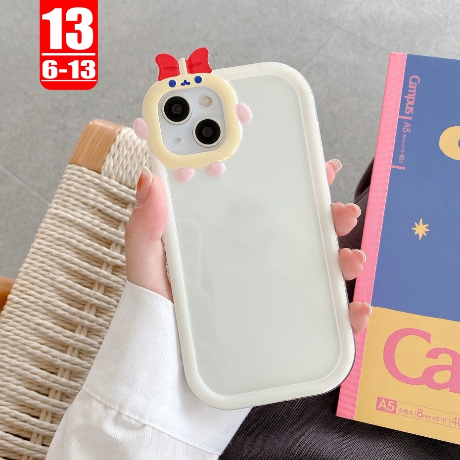 Ốp Điện Thoại Hình Quái Vật Nhỏ Xinh Cho iPhone 13 12 11 pro max XS max XR X 7 8 6 6S PLUS 13-6