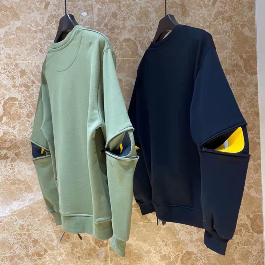Áo Sweater Tay Dài Cổ Tròn Dáng Rộng Phong Cách Hip Hop Âu Mỹ Thời Trang Thu Đông Cho Nam Và Nữ