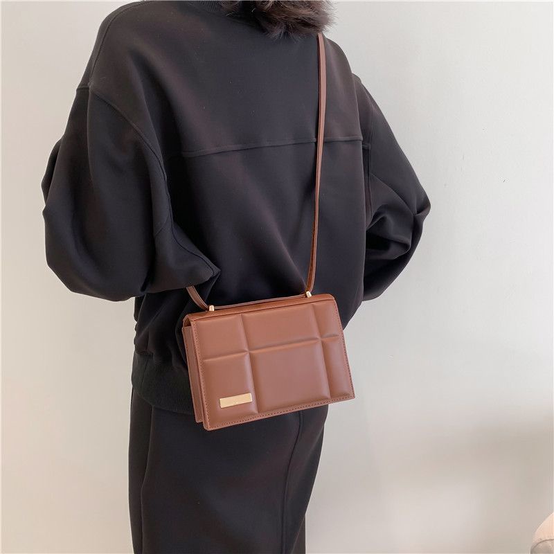 Túi hộp vuông đeo chéo nữ đơn giản túi đeo vai đi chơi đi làm