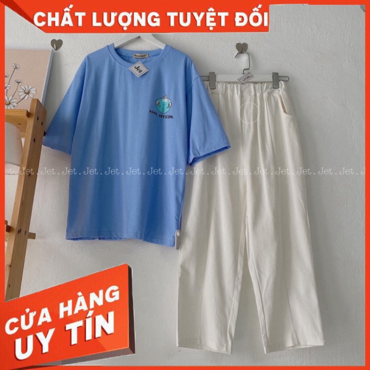 Sét áo phông XME + quần ống rộng kaki TH6 - Hàng nhập khẩu