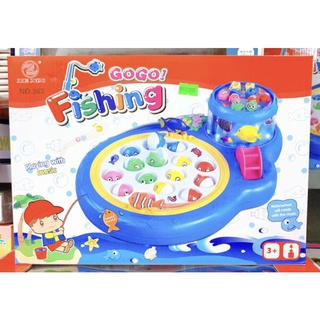 Đồ chơi câu cá pin 2 tầng phát đèn nhạc mẫu mới