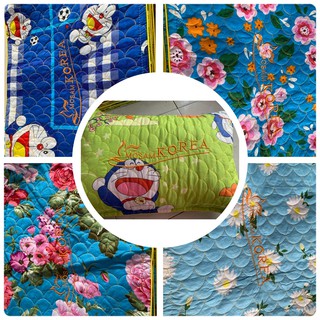 Áo gối nằm cotton 3 lớp thêu chần gòn - Vỏ gối nằm cotton 3 lớp 40x60cm
