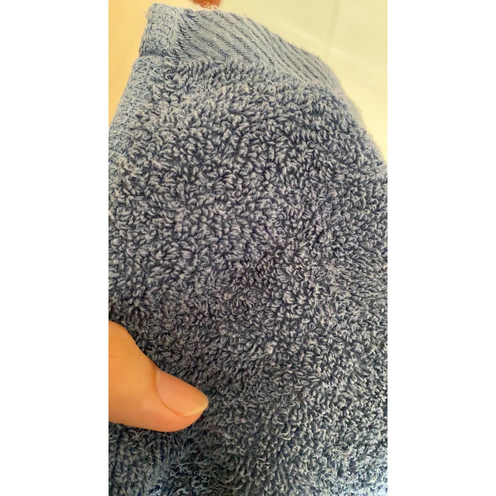 Khăn gội đầu, lau đầu cotton mềm mại thấm hút nước tốt không phai màu, kt 35x80cm