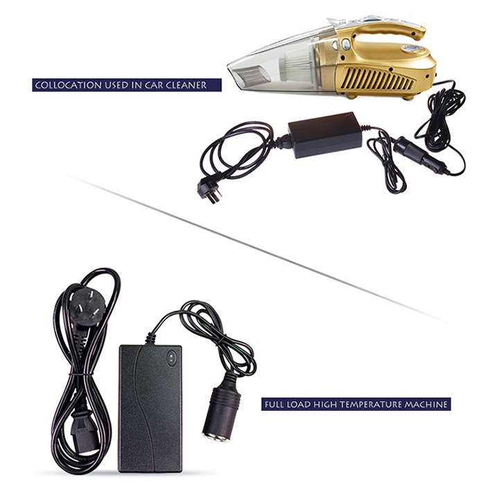 Bộ chuyển đổi nguồn điện 220V sang 12V, chuyển đổi nguồn điện máy hút bụi ô tô