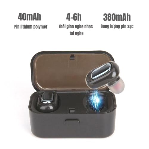 [CAO CẤP MỚI] Tai Nghe Bluetooth Không Dây Hoàn Toàn TWS-L1 Chống Nước IPX5, Bluetooth 5.0 EDR, Âm Thanh Stereo True HD