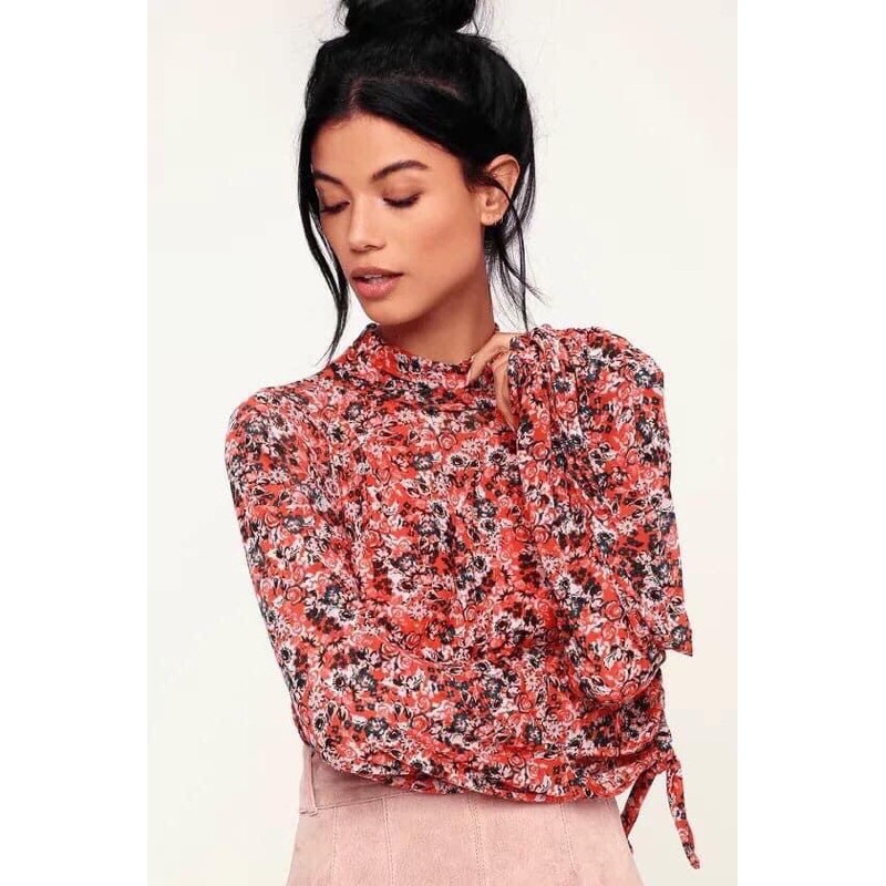 Áo voan lưới free people