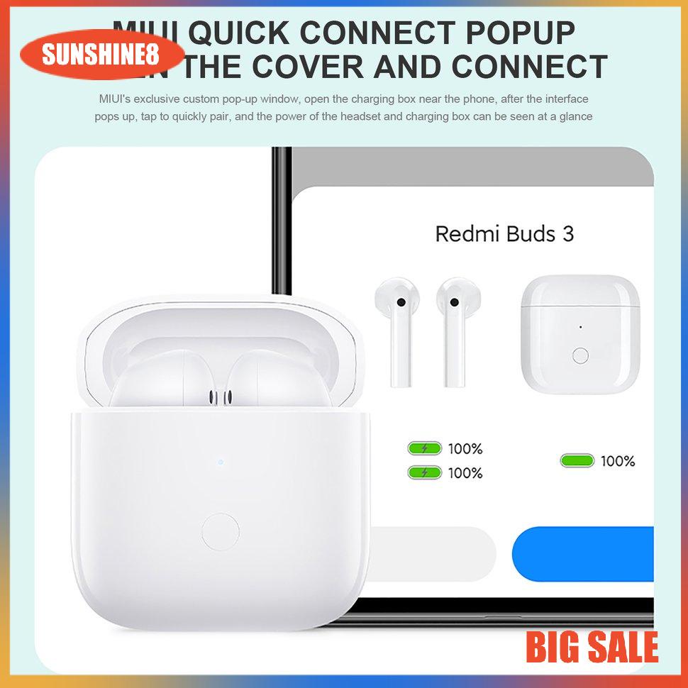 【SUN】Wireless Earbuds LED Display Wireless Touch Control Noise Cancellation Headset