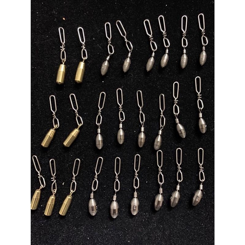 TL. Neo đồng và inox Câu lục cho dù nổi neo chì 1g . 1,5g . 2,0g