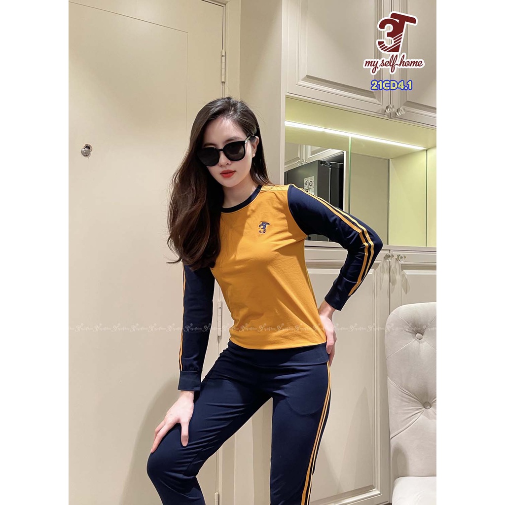TTCT bo gấu phối màu 21CD4 - Đồ Bộ Mặc Nhà 3T