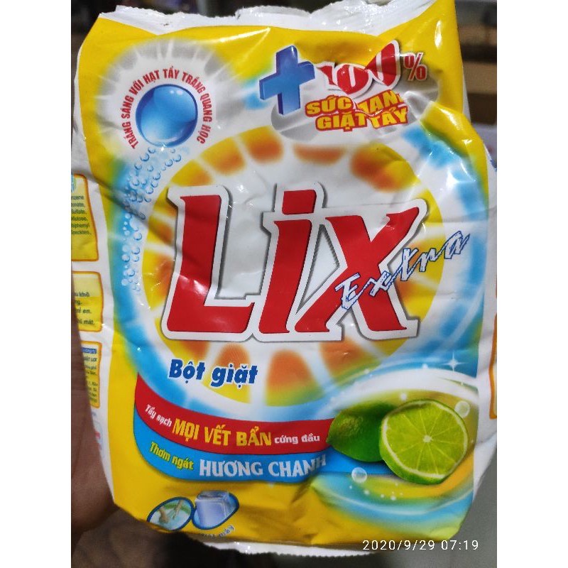 Bột Giặt Lix Hương Hoa/Chanh loại 260g/300g Giao ngẫu nhiên