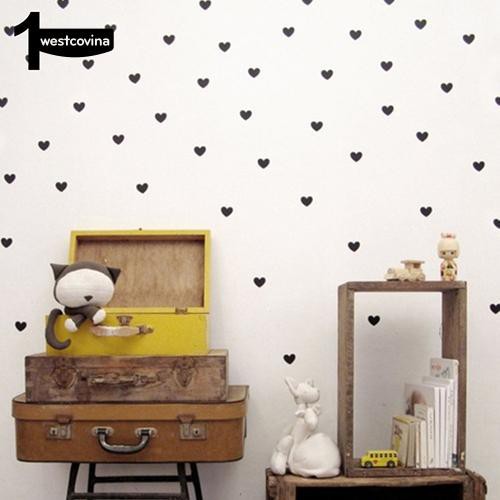 Sticker dán tường hình trái tim