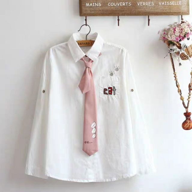 ÁO KHOÁC Lolita kèm áo sơ mi cà vạt siêu dễ thương