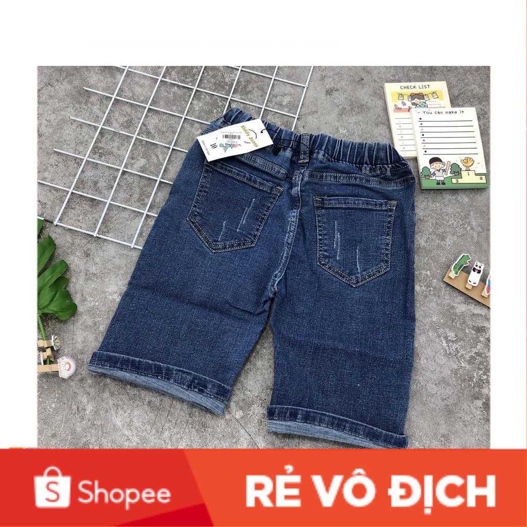 Quần bò lửng bé trai Kiddy size 2-9T. Chất bò co giãn, dễ mặc