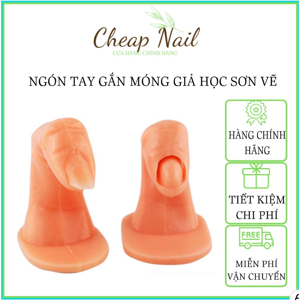 Ngón tay giả học nail - CHEAP NAIL, học làm móng, đắp gel, sơn vẽ không cần mẫu