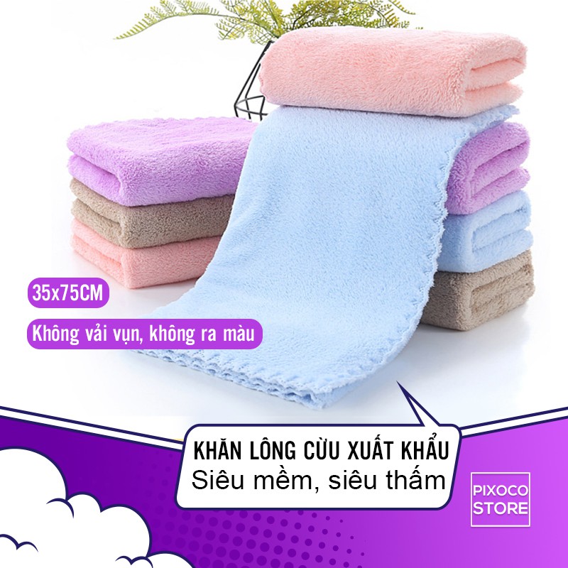 Khăn tắm Hàn Quốc cao cấp, khăn mặt mềm mại, siêu thấm, đa năng, kích thước 30x50cm