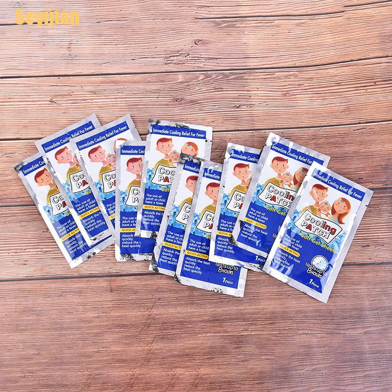 [Hàng mới về] Túi 10 miếng dán làm mát hỗ trợ giảm đau dành cho trẻ em