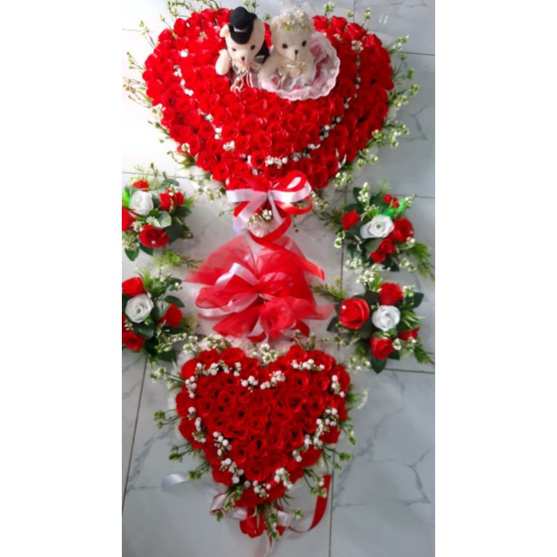 Bộ hoa xe cưới