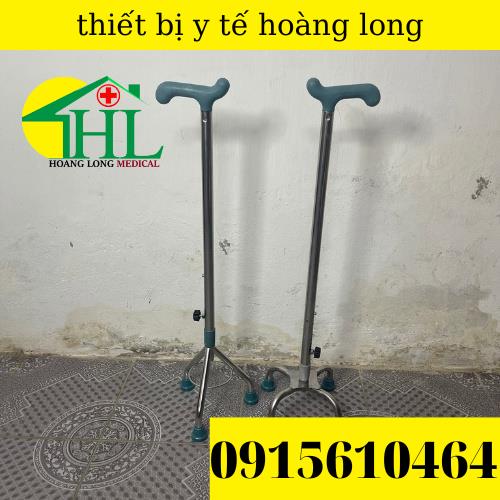Gậy Chống 3, 4 Chân Inox Cho Người Già