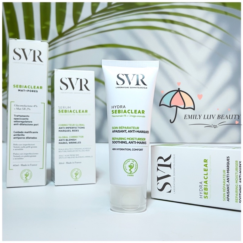 Kem dưỡng cấp ẩm 48h SVR SEBIACLEAR HYDRA 40ml