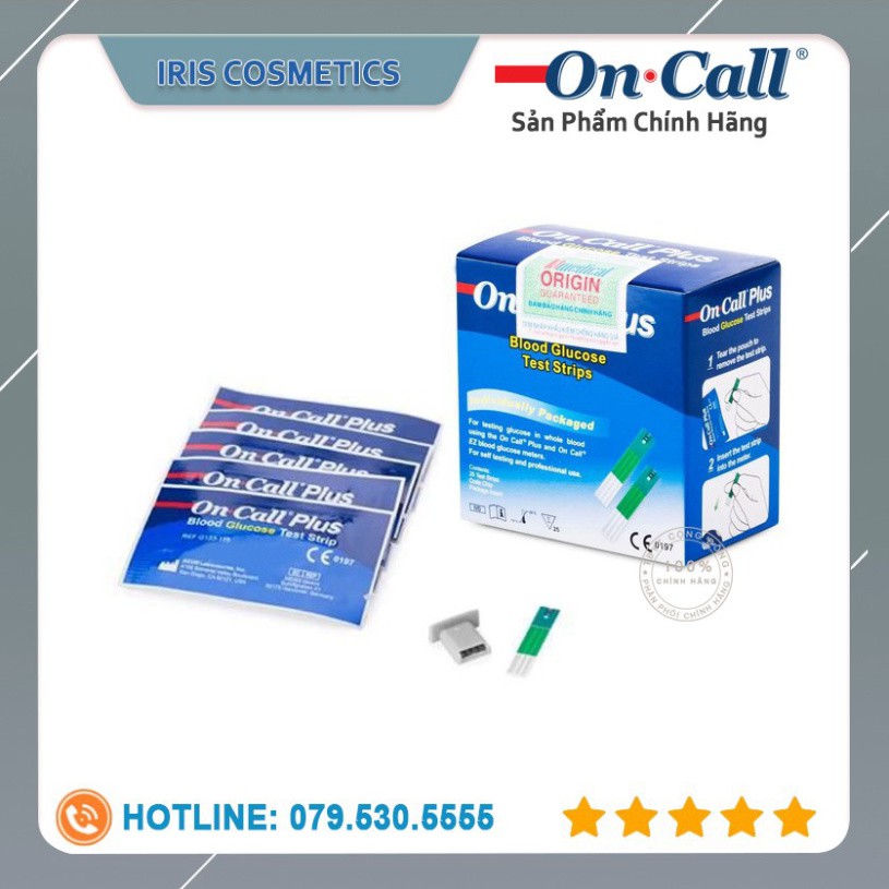 Máy Đo Đường Huyết Acon On Call Plus + Tặng hộp 25 que thử và hộp 50 kim chích máu