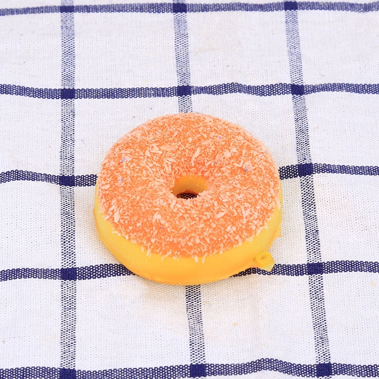 Đồ chơi squishy hình bánh donut dừa độc đáo kích thước 7cm