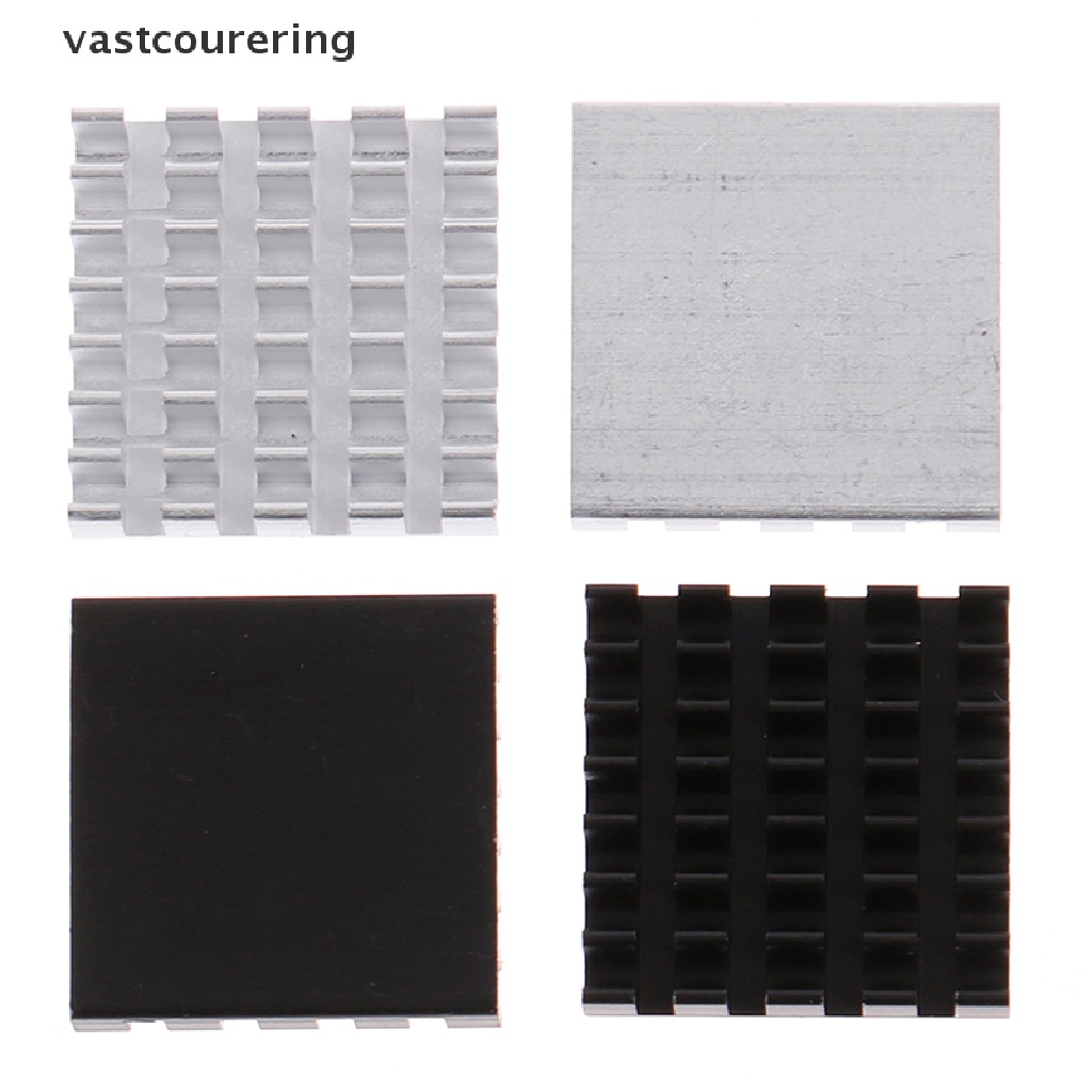 Set 5 Bộ Tản Nhiệt CPU GPU Bằng Nhôm Kích Thước 20 * 20 * 6mm