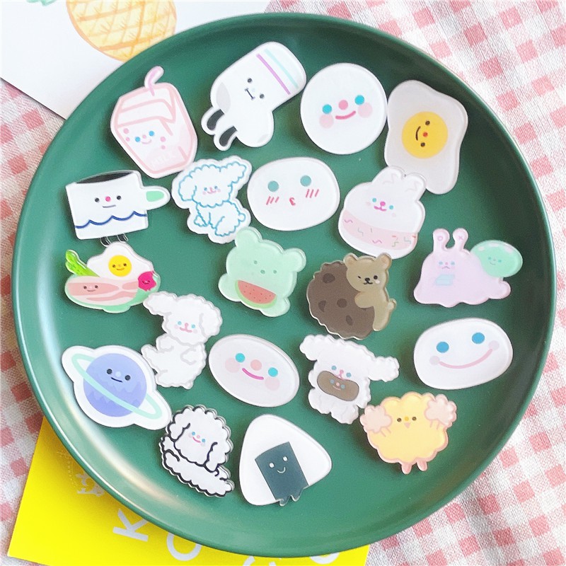 [HH3] Huy Hiệu Cài Balo, Pin Cài Túi Xách, Quần Áo Cartoon Badge Cute Nhật Bản