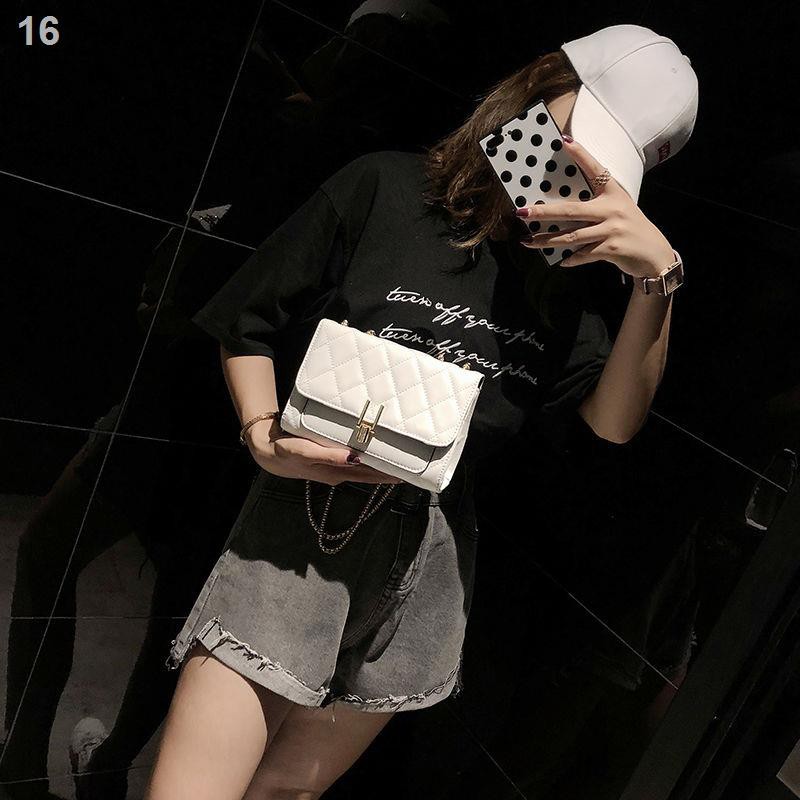 Túi nhỏ siêu hot instagram nữ dây xích chic phong cách Hàn Quốc mùa hè 2018 đeo chéo hình thoi thơm dễ phối