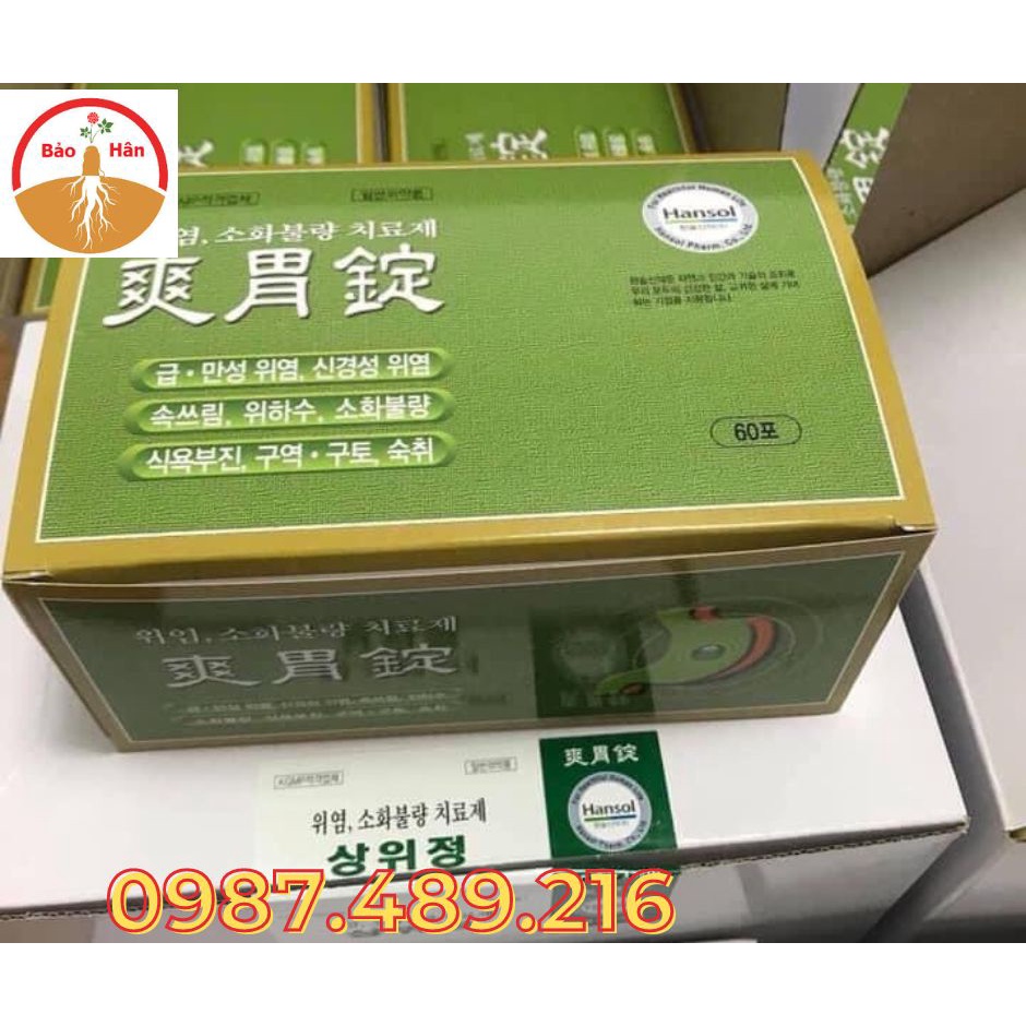 [SALE GIÁ SỈ] [ẢNH THẬT KÈM VIDEO] Viên Uống Dạ Dày Hansol Hàn Quốc