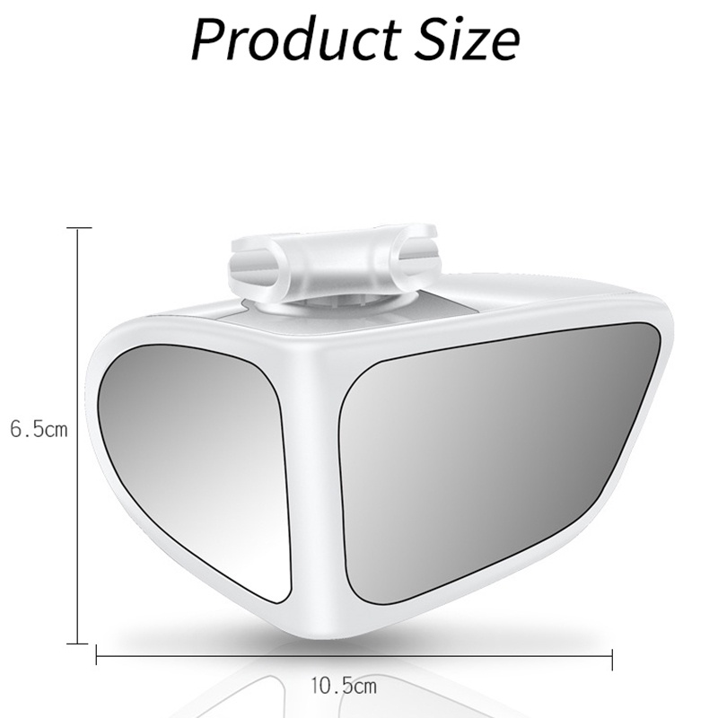 Gương chiếu hậu Ekleva hình tròn nhỏ có thể xoay 360 độ cho xe hơi