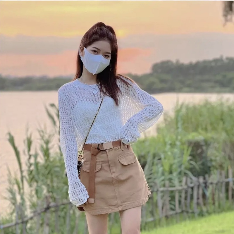 Chân Váy Chữ A Lưng Cao Phong Cách Hàn Quốc Thời Trang Mùa Thu Hàng Mới 2022