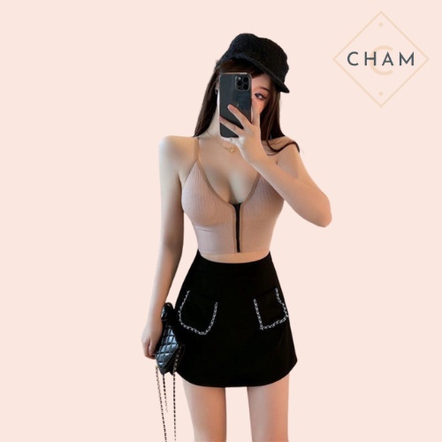 Áo Bra 2 Dây tập Gym CharmAiry, áo ngực nữ tập Gym, áo tập yoga, kèm mút ngực kéo khóa tiện lợi