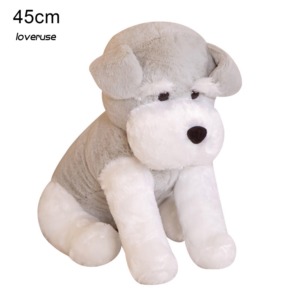 Búp Bê Nhồi Bông Hình Em Bé Schnauzer Dễ Thương