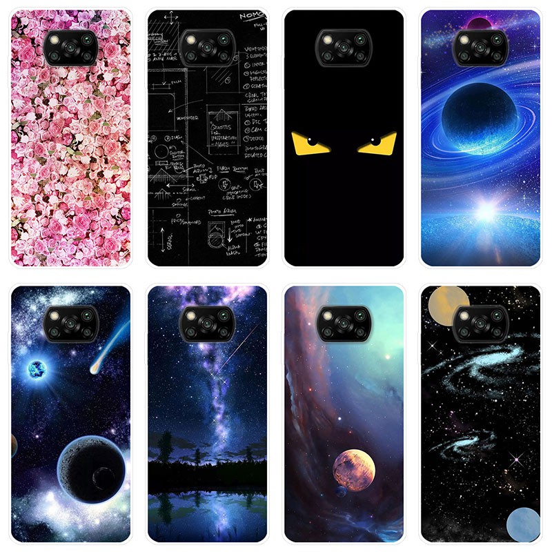 Ốp điện thoại TPU dẻo họa tiết hoạt hình dễ thương cho Xiaomi Poco X3 NFC Poco X3 NFC PocoX3NFC