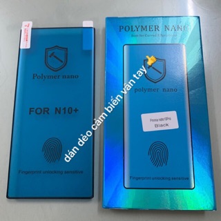 Dán dẻo Nano Galaxy Note 10 pro( có cảm biến vân tay)