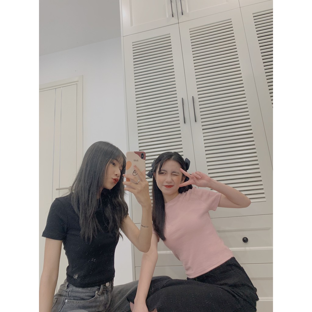 [Mã WASKT304 giảm 15% tối đa 30K đơn 99K] áo thun tăm ngắn tay AP480 1994closet | BigBuy360 - bigbuy360.vn