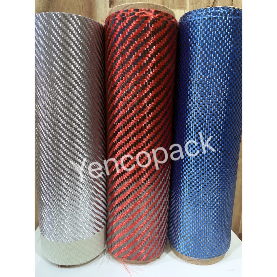 Vải carbon màu đỏ,trắng,xanh dương