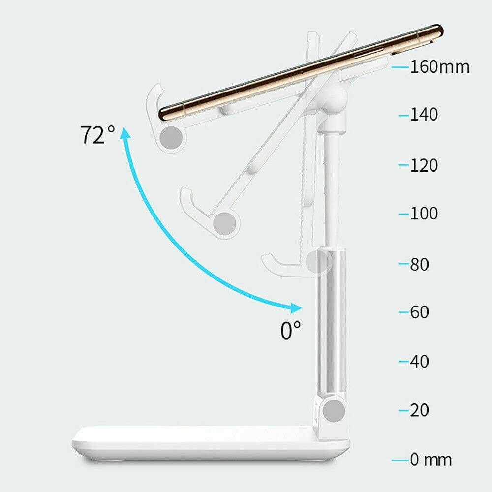 Giá Đỡ Điện Thoại Để Bàn Có Thể Gập Lại Cho IPhone IPad Tablet