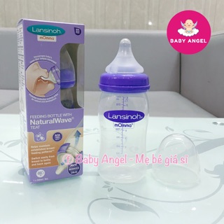 [Được chọn núm] Bình sữa Lansinoh 160ml 240ml