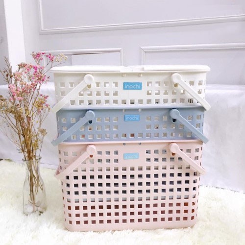 Làn Đi Sinh Bà Bầu - Giỏ Đựng Quần Áo Có Nắp Chuẩn Nhật Bản Nachi