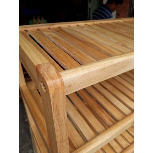 Kệ dép gỗ 8 tầng ngang 80cm. kệ gỗ đa năng 8 tầng 80cm
