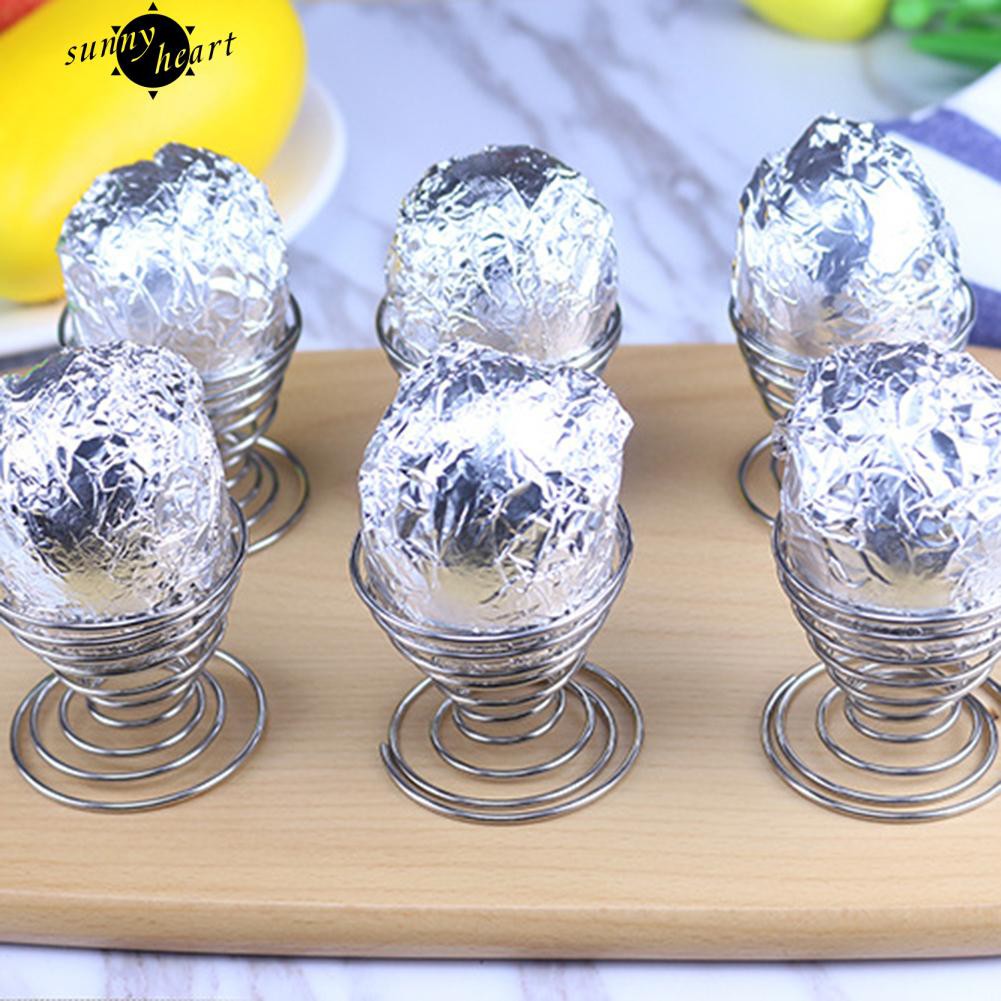 Bộ 2 Đế Kim Loại Đựng Trứng Tiện Dụng