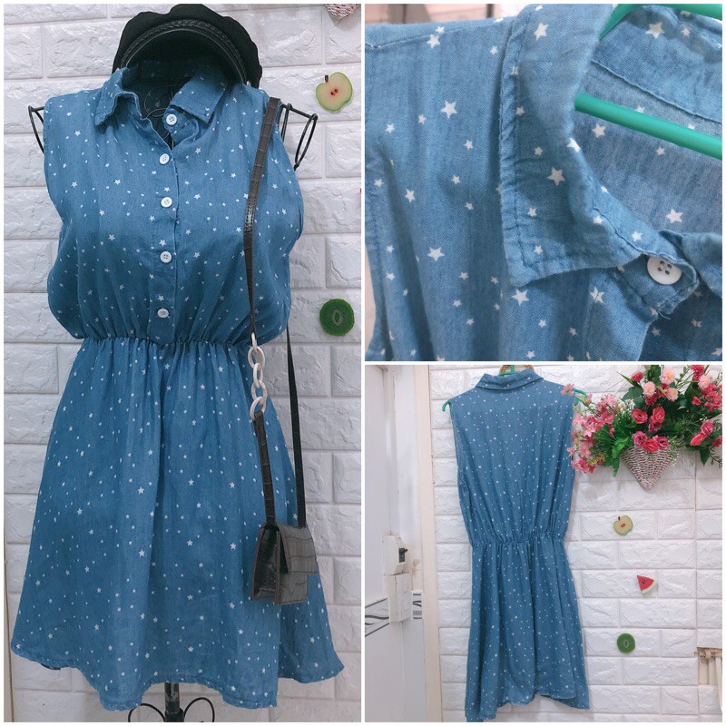 Đầm jean denim thần thánh cập bến